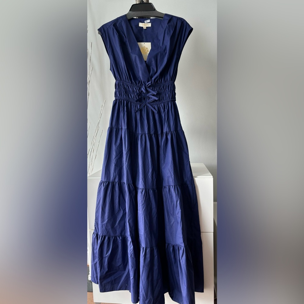 NWT💥Rebellion Blue Maxi Dress, small - Picture 2 of 7